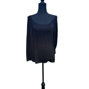 NWT Women’s Black Long Sleeve Top by ASOS Size 14
